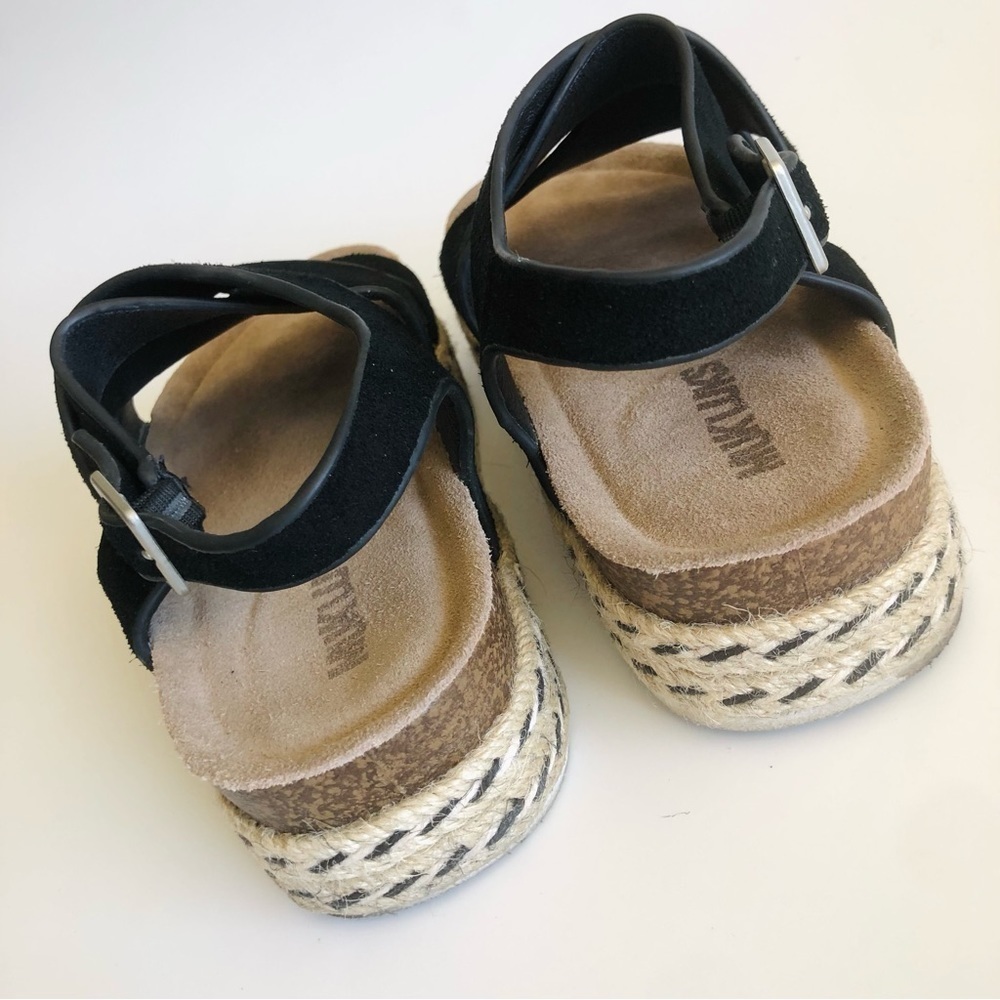 Muk Luks Beach Bingo Platform Espadrille Sandals - Picture 8 of 13